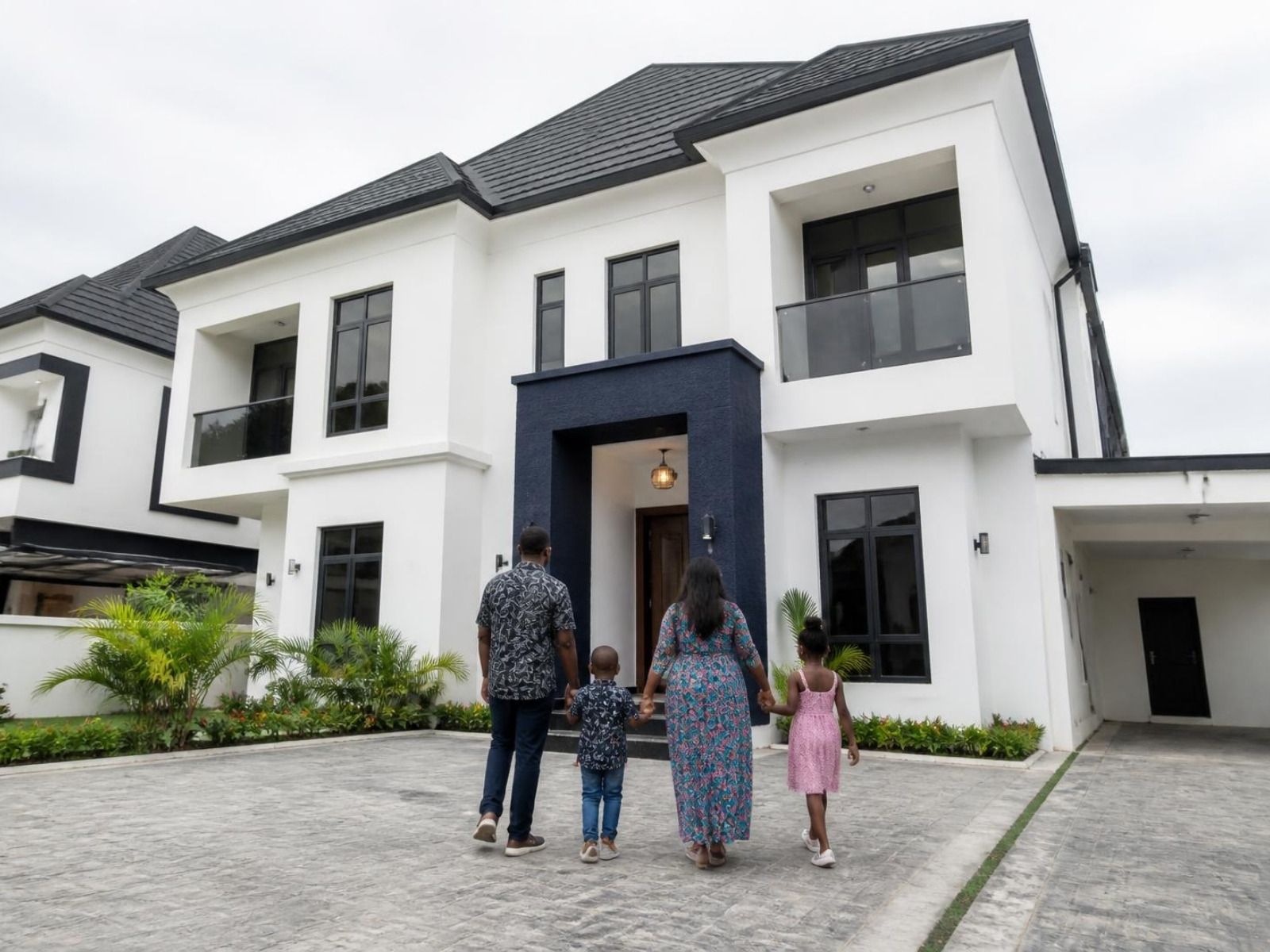Newly completed duplex in Lekki